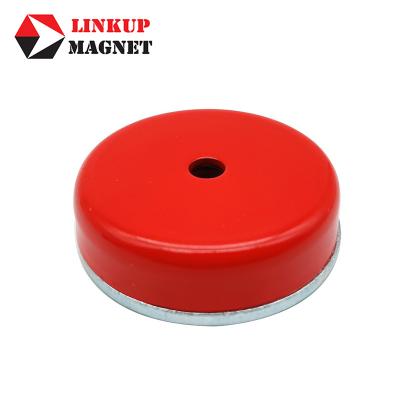 Alnico Shallow Pot Magnet With Countersunk Hole