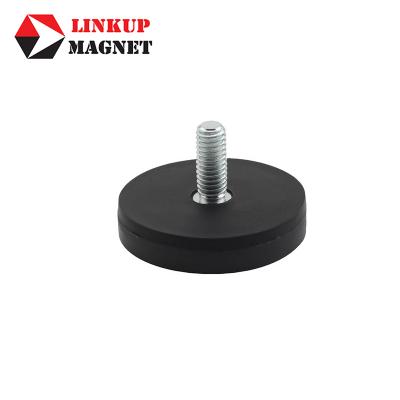 External Thread Rubber Coated Magnet